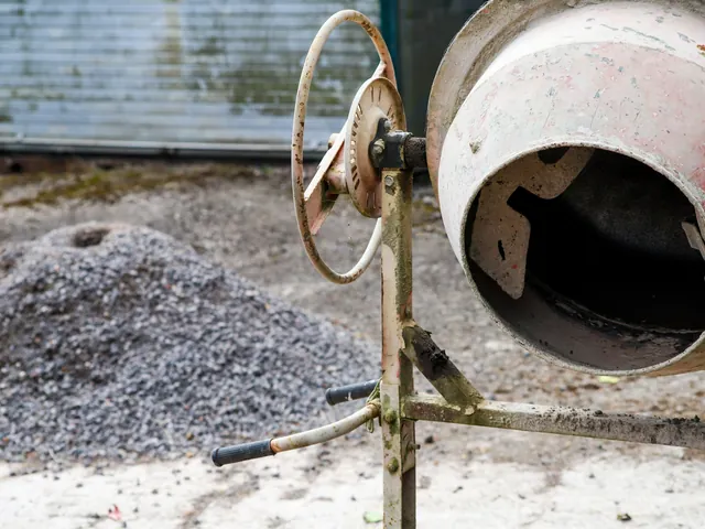 Electric Concrete Mixer, 4 cu. ft.